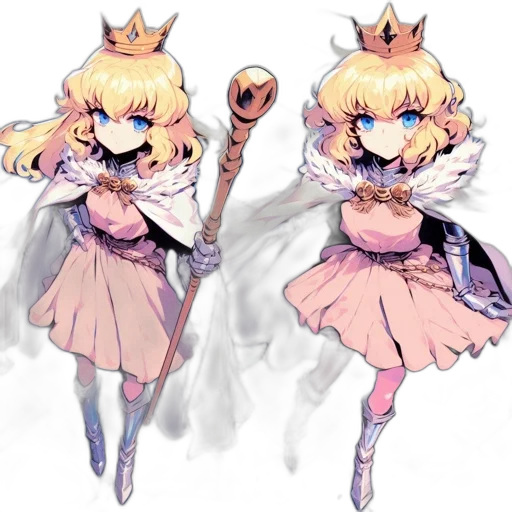 crown, staff, concept art, pixel art transparent PNG cut-out