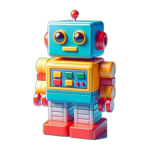 robot, 3d render, concept art, illustration transparent PNG cut-out