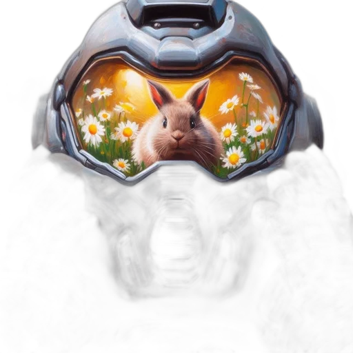 mask, robot, face, creature transparent PNG cut-out