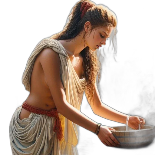 jewelry, food, staff, dress transparent PNG cut-out