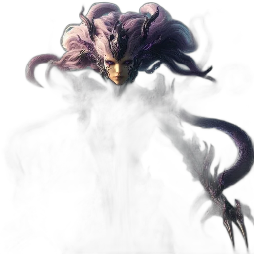 dragon, creature, mask, staff transparent PNG cut-out
