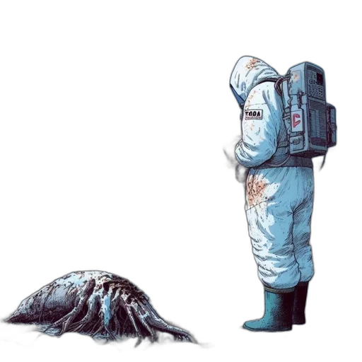 creature, robot, jacket, animal transparent PNG cut-out