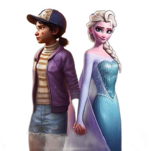 concept art, fantasy art, 3d render, pixel art transparent PNG cut-out