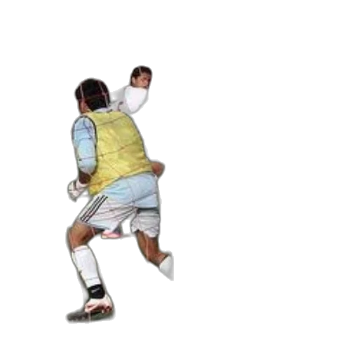 pixel art, 3d render, soccer, player transparent PNG cut-out