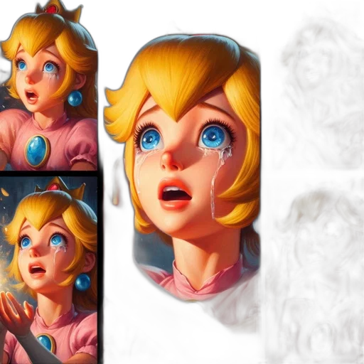 face, bottle, concept art, 3d render transparent PNG cut-out