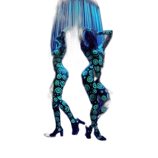 dress, robot, shoes, hair transparent PNG cut-out
