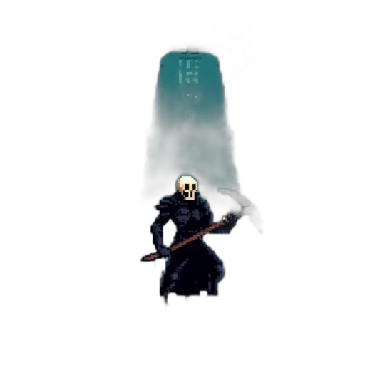 sword, mask, robot, staff transparent PNG cut-out