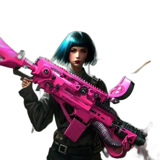weapon, staff, cyberpunk, concept art transparent PNG cut-out