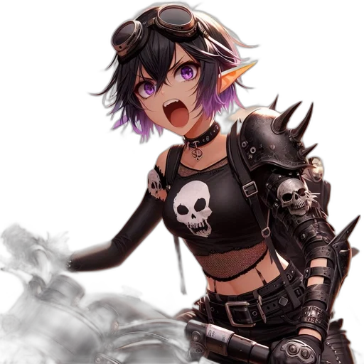 weapon, sword, robot, staff transparent PNG cut-out