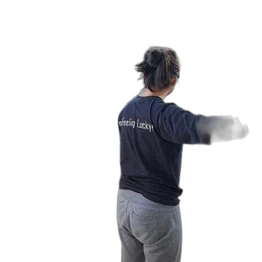 staff, jacket, robot, hair transparent PNG cut-out
