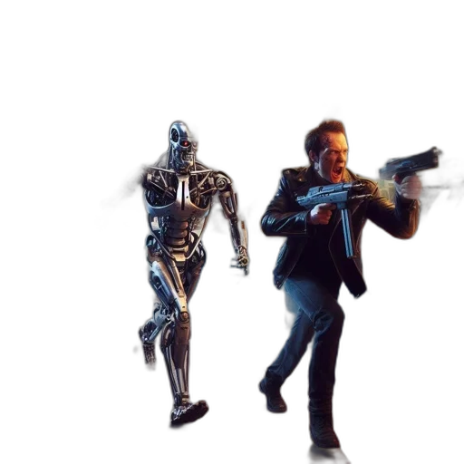 robot, weapon, creature, concept art transparent PNG cut-out