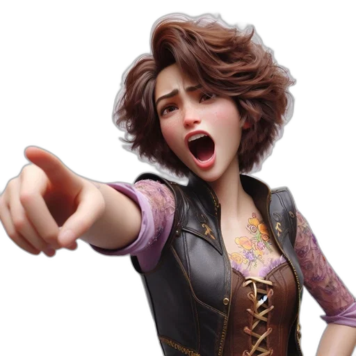 staff, jacket, 3d render, concept art transparent PNG cut-out