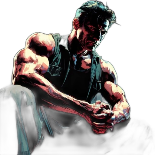 weapon, comic book art, concept art, photorealistic transparent PNG cut-out
