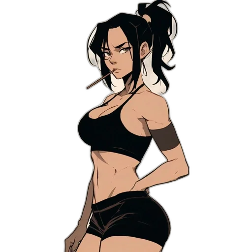dress, comic book art, cartoon, concept art transparent PNG cut-out