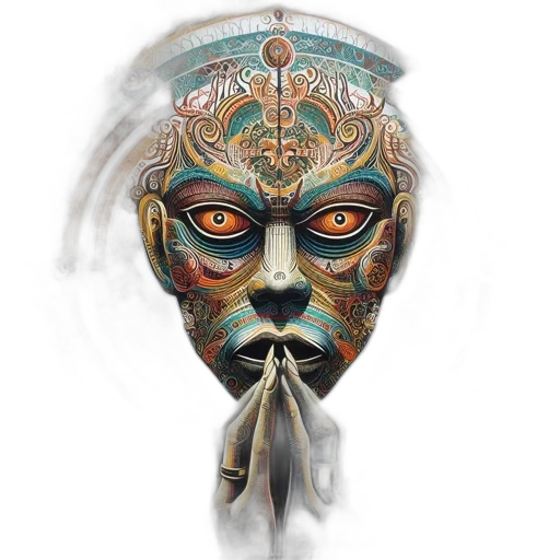 mask, face, crown, robot transparent PNG cut-out