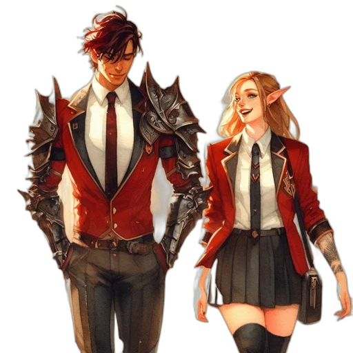jacket, concept art, fantasy art, comic book art transparent PNG cut-out