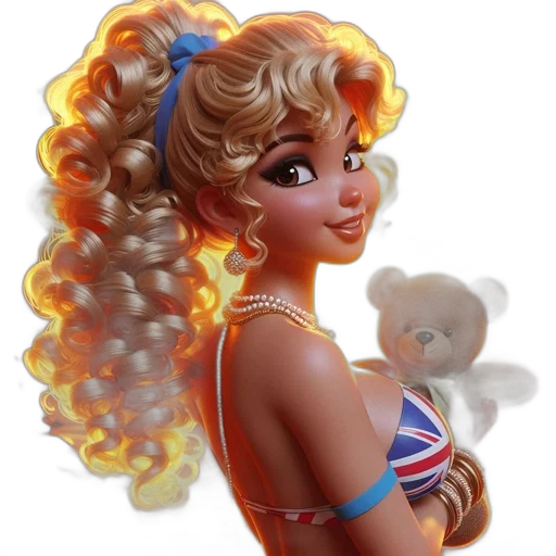 hair, cartoon, fantasy art, concept art transparent PNG cut-out