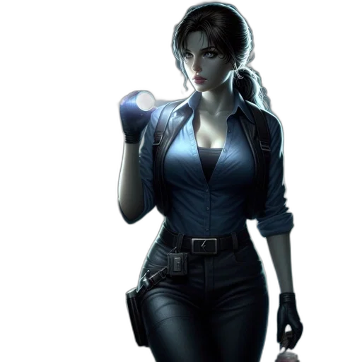 staff, jacket, weapon, concept art transparent PNG cut-out