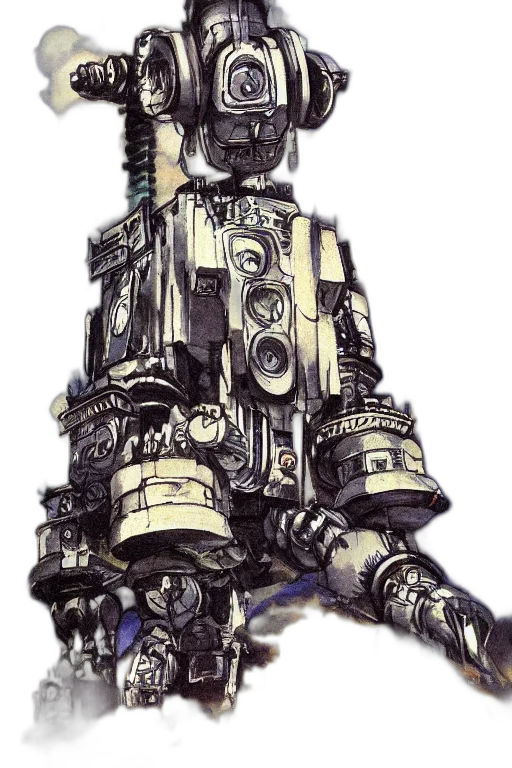 robot, weapon, staff, animal transparent PNG cut-out