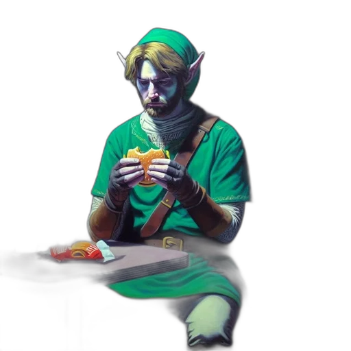 food, staff, mask, robot transparent PNG cut-out