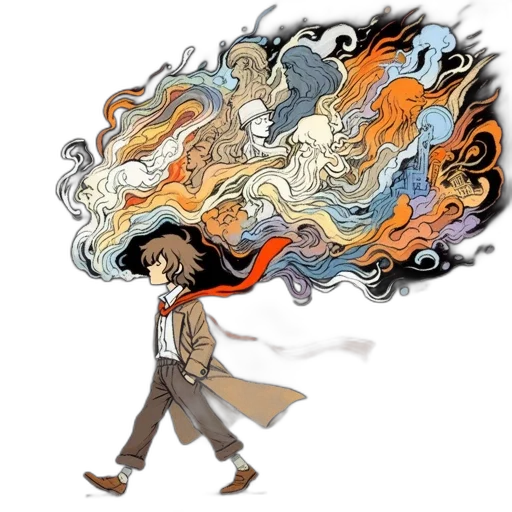 concept art, comic book art, fantasy art, cartoon transparent PNG cut-out