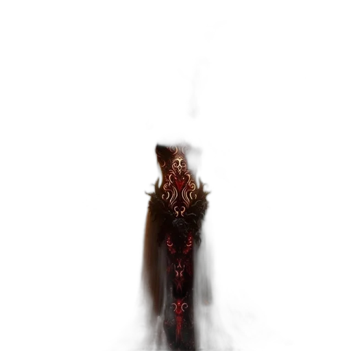 creature, dress, sword, weapon transparent PNG cut-out