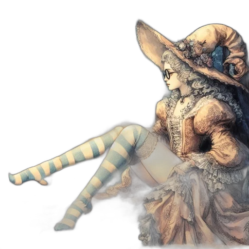 hat, dress, mask, creature transparent PNG cut-out