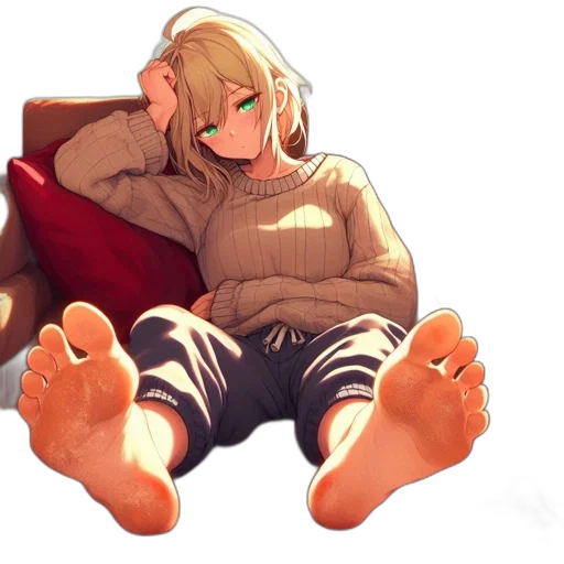 shoes, creature, face, jacket transparent PNG cut-out