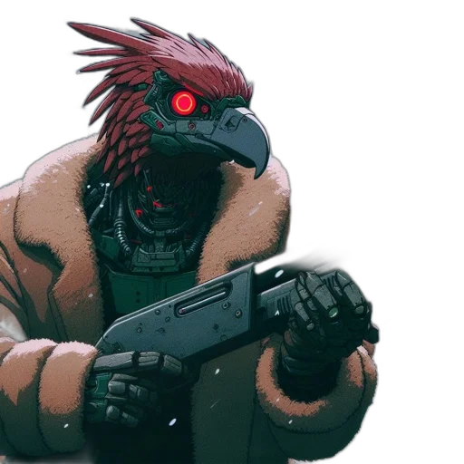 weapon, creature, robot, animal transparent PNG cut-out