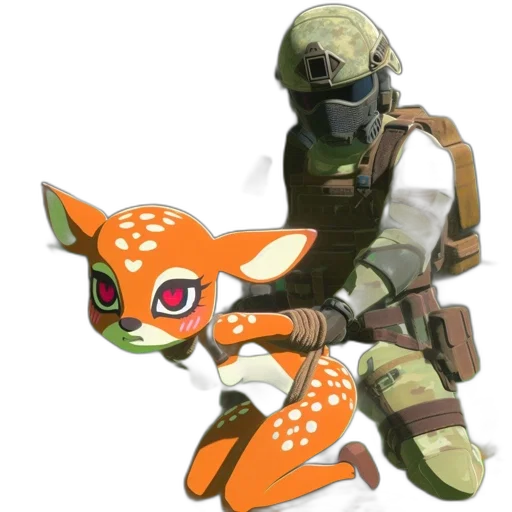 weapon, creature, animal, staff transparent PNG cut-out