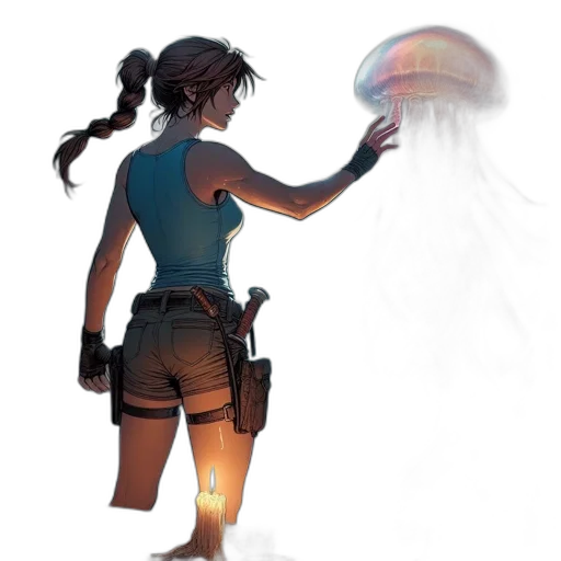 staff, weapon, concept art, fantasy art transparent PNG cut-out