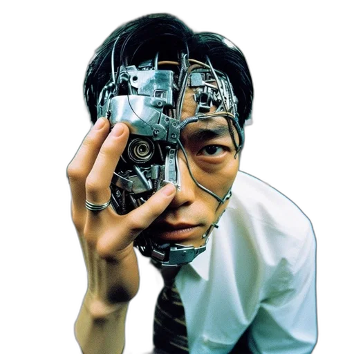 robot, mask, face, staff transparent PNG cut-out