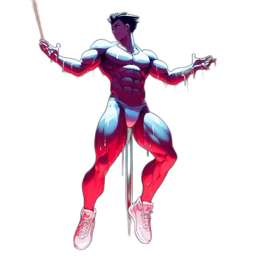 sword, staff, robot, weapon transparent PNG cut-out