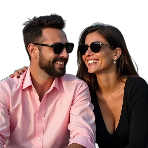 face, man, woman, sitting transparent PNG cut-out