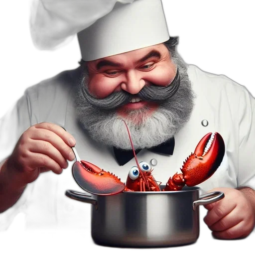 food, face, hat, staff transparent PNG cut-out