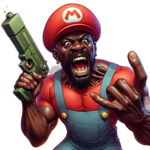 weapon, face, concept art, pixel art transparent PNG cut-out