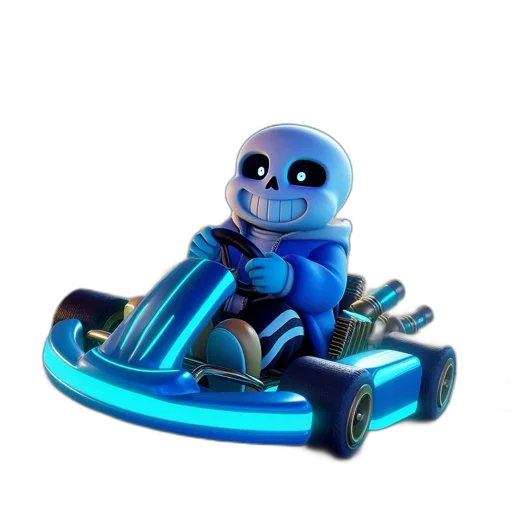 robot, car, 3d render, concept art transparent PNG cut-out