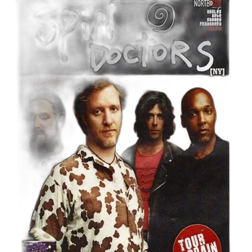 poster, spin, doctors, featuring transparent PNG cut-out