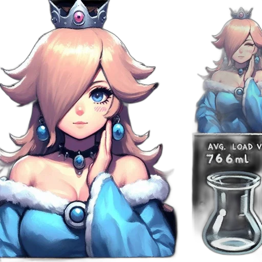crown, bottle, dress, concept art transparent PNG cut-out