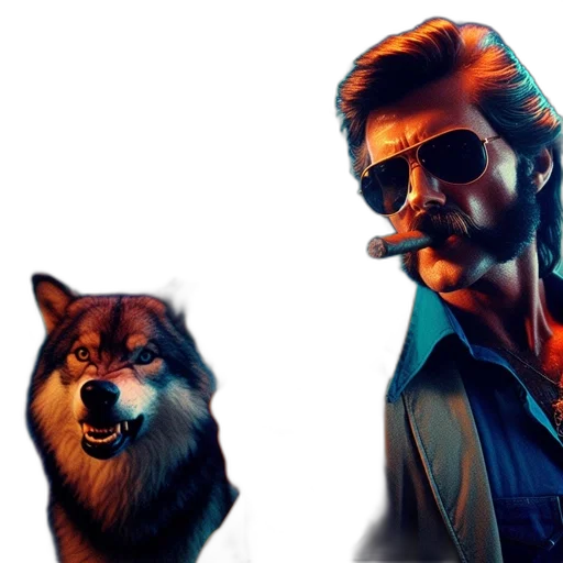 animal, jacket, concept art, comic book art transparent PNG cut-out