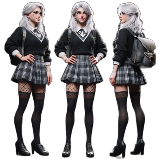 jacket, dress, concept art, 3d render transparent PNG cut-out