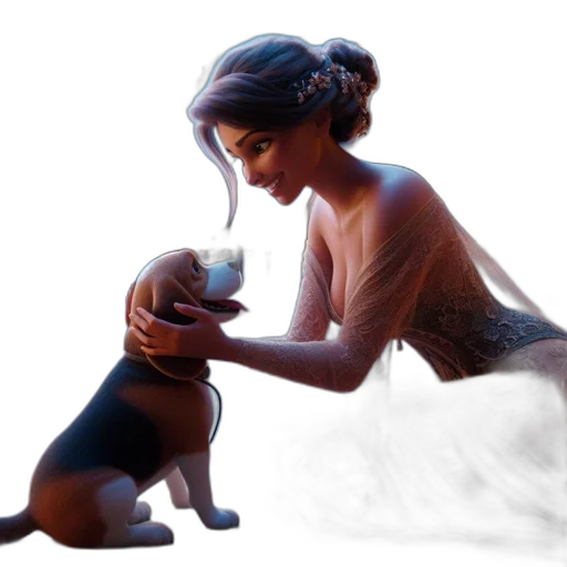 animal, concept art, photorealistic, fantasy art transparent PNG cut-out