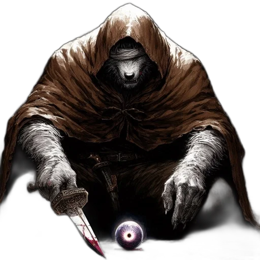 creature, staff, animal, weapon transparent PNG cut-out