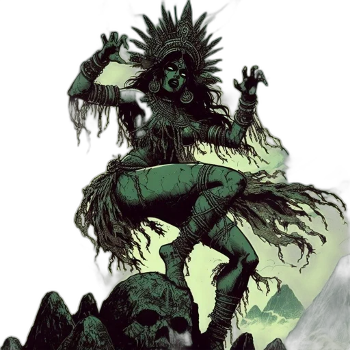 creature, mask, animal, staff transparent PNG cut-out