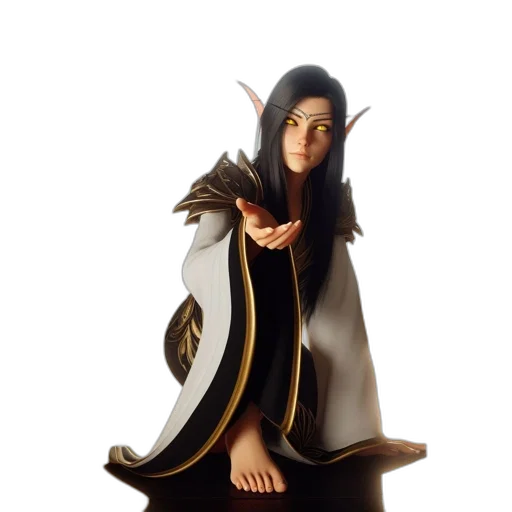 staff, dragon, 3d render, concept art transparent PNG cut-out