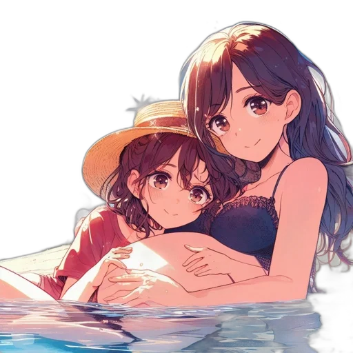 hat, crown, anime, watercolor transparent PNG cut-out