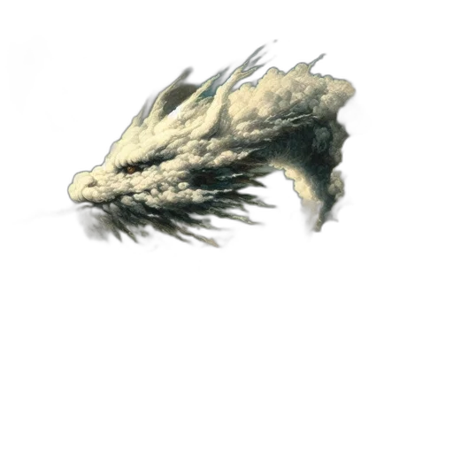dragon, creature, animal, mask transparent PNG cut-out
