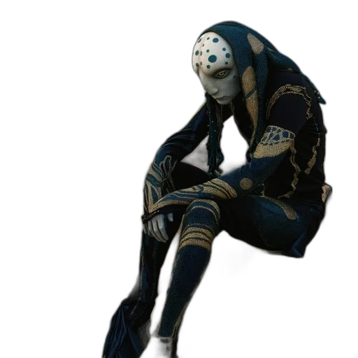 mask, robot, creature, jacket transparent PNG cut-out
