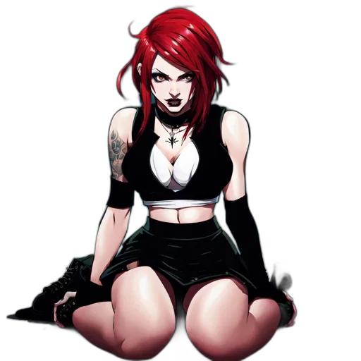 dress, comic book art, concept art, pixel art transparent PNG cut-out