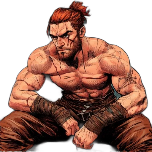comic book art, concept art, pixel art, fantasy art transparent PNG cut-out
